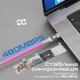 Кабель Promate Lucidline-CC200 USB-C to USB-C 100W Power Delivery 2 м White (lucidline-cc200.white) - зображення 3