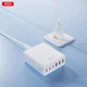 Сетевое зарядное устройств XO L133 3хUSB-A, 3хUSB-C 75W White (L133.white) - изображение 4
