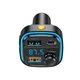 Bluetooth FM-трансмітер ХО BCC08 USB-A OTG/USB-A/USB-C Black (BCC08.black) - зображення 2