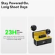 Беспроводной микрофон M9 петличный двойной Type-C c ветрозащитой + переходник Lightning IPhone - изображение 6