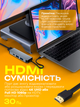 Usb хаб переходник type c на юсб 4в1 hub адаптер с юсб на тайп си для ноутбука смартфона планшета пк компактный концентратор разветвитель 4 порта 4K hdmi 2xUSB3.0 5Gbs PD hub 4in1 - изображение 6