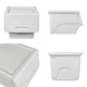 Контейнер для зберігання Sticker Wall 45.5*38*31см SW-00002420 білий - зображення 4