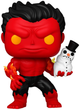 Фігурка Funko Pop! Marvel Red Hulk with Snowman 9 см (889698800341) - зображення 2