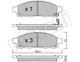 Комплект тормозных колодок (дисковых).) METELLI 22-0791-0 Metelli (2207910) - изображение 2