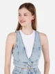 Жилет джинсовый женский Colin's CL1069617DN43478 S Leyan Wash (8684112253183) - изображение 4