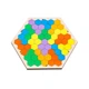 Настольная развивающая игра-пазл "Шестиугольник" PuzzleOK Арт-22079, 20 элементов - изображение 1