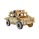 Деревянный 3D конструктор "Humvee" PuzzleOK Puz-00927, 100 деталей - изображение 5
