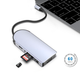 USB хаб, концентратор с быстрой зарядкой и HDMI FuXin 1939C (10 в 1, Type-C, VGA, RJ45, 100 Вт) - изображение 5