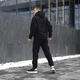 Флисовый спортивный костюм Pobedov Mariot худи + брюки черный размер M - изображение 2