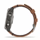 Смарт-годинник Garmin Fenix 7 Pro Sapphire Solar Titanium with Chestnut L. Band (010-02777-30) - зображення 4