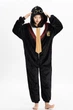 Женская кигуруми взрослая и подростковая Kigurumi Harry Potter Гарри Поттер Чёрный XL 175-185 см (1129) - изображение 1