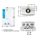 Колонка газовая дымоходная Thermo Alliance JSD20-10GE 10 л панель из стекла White - изображение 2