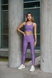 Лосини з кишенями та V-подібним поясом Superstacy XL Лілові (2700-05) - изображение 2