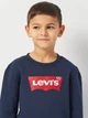 Детский теплый свитшот Levi's LVB Batwing Crewneck 8E9079-U09 110-116 см Темно-синий (3665115046311) - изображение 4