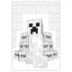 Розмальовка YES Minecraft А4 12 сторінок (742915) - зображення 3