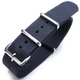 Ремешок для часов тактический MILTAT G10 Nato Nylon Navy Blue 18 або 20 мм 20 мм - изображение 2