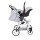 Коляска прогулочная ABC design Mint, Graphite Grey, цвет светло-серый (51409/701) - изображение 5