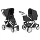 Коляска 2 в 1 ABC design SALSA4 AIR FASHION, Fox, цвет черный (1200228/2006) - изображение 1