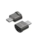 Картридер Vention USB 2.0 Type-C MicroSD Card Reader Gray Zinc Alloy Type (CLMH0) - изображение 1