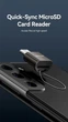 Картридер Vention USB 2.0 Type-C MicroSD Card Reader Gray Zinc Alloy Type (CLMH0) - изображение 3