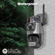 Камера видеонаблюдения беспроводная 9 Мп WI FI 8 кратним зумом с сиреной поворотная уличная ICSEE - изображение 10