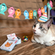 Набір для дня народження Kikkerland Happy Birthday Cat Tin для кота (0612615122093) - зображення 3