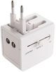 Adapter podróżny Kikkerland World Travel Adapter White (0612615123045) - obraz 1