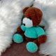 М'яка плюшева іграшка handmade Ведмедик 28 см амігурумі в'язаний гачком - зображення 3