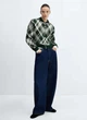 Джемпер женский с молнией MANGO 67073269 Зеленый XS KL0140 - изображение 1