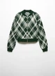 Джемпер женский с молнией MANGO 67073269 Зеленый XS KL0140 - изображение 4