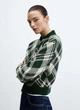 Джемпер женский с молнией MANGO 67073269 Зеленый XS KL0140 - изображение 6