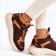 Sneakersy damskie na platformie Big Star KK274404 37 Brązowe (5900714580353) - obraz 7