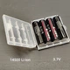Аккумуляторы 14500/AA Li-Ion Soshine 14500-3.7V, 900mAh, 1.8A, 4 штуки в пластиковом боксе - изображение 1