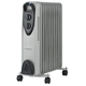 Масляний обігрівач 1000/1500/2500W Marso механічне управління на коліщатках 11 секцій сірий - зображення 1