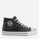 Trampki damskie z eko skóry na platformie wysokie Big Star GG274012 36 Czarne (5900714249564) - obraz 1
