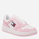 Buty sportowe damskie Tommy Jeans THIEN0EN02102TH2 40 Różowe z białym (8720643117898) - obraz 2