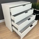 Комод Komfort 4 шухляди 900x970x440 мм. Білий - изображение 3