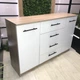 Комод Standart 4+2 Дуб Сонома Світлий/Білий 1254x800x345 мм. - зображення 2