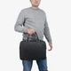 Сумка мужская кожаная портфель большой InBag Briefcase m2251_f_1 Черный - изображение 2