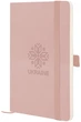 Книга записна Axent Partner Soft Skin Вишиванка 125x195 мм 96 аркушів у клітинку Пудрова (8616-24-5-A) - зображення 1
