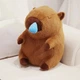 Мягкая игрушка Капибара с соплей на механизме, 55 см - изображение 1