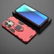 Чохол Fiji Ring для Xiaomi Redmi Note 13 броньований бампер з кільцем підставкою червоний - зображення 4