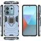Чохол Fiji Ring для Xiaomi Redmi Note 13 Pro 5G броньований бампер з кільцем підставкою темно-синій - зображення 3