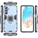 Чехол Fiji Ring для Samsung Galaxy M35 5G (M356) бронированный бампер с кольцом подставкой темно-синий - изображение 3