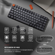 Клавиатура беспроводная Keychron K3 Max Gateron MX 2.0 Red QMK Hot-swap RGB Eng/Ukr Wireless/Bluetooth/USB Black (K3MH1_KEYCHRON) - изображение 9