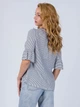 Блуза с декором Only 117330501 L (82826L) Синий - изображение 2