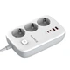 Мережевий фільтр-подовжувач СolorWay 3 розетки/4USB GaN3 Pro PD (2USB-A + 2 TYPE-C) (65W) 2M (CW-CHE34PDW) - изображение 7