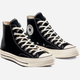 Жіночі кеди високі Converse Chuck 70 Canvas 162050C 38 (5.5US) 24.5 см Black/Black/Egret (888755675199) - зображення 3