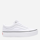 Tenisówki damskie materiałowe Vans Old Skool Platform Tonal Checkerboard VN0A3B3U42B 40.5 Białe (194902658114) - obraz 1