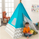 Дитячий намет вігвам KidKraft Tipi 122 х 122 х 163 см Синій (0706943002230) - зображення 4